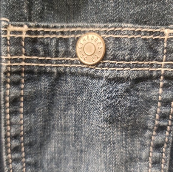 GYMBOREE DENIM JUMPER 3T - Picture 3 of 4